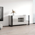 Buffet bahut moderne de 64,5 pouces avec rangement