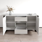 Buffet bahut moderne de 64,5 pouces avec rangement