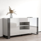 Buffet bahut moderne de 64,5 pouces avec rangement