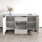 Buffet bahut moderne de 64,5 pouces avec rangement