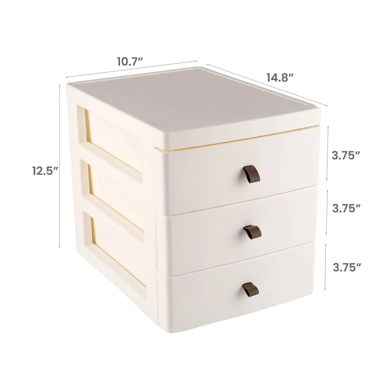 Meuble de rangement et organisateur à 3 tiroirs