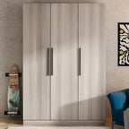 Armoire de rangement à trois portes, 70 H x 47,2 L, en blanc