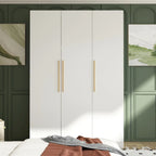 Armoire de rangement à trois portes, 70 H x 47,2 L, en blanc