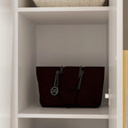 Armoire de rangement à trois portes, 70 H x 47,2 L, en blanc