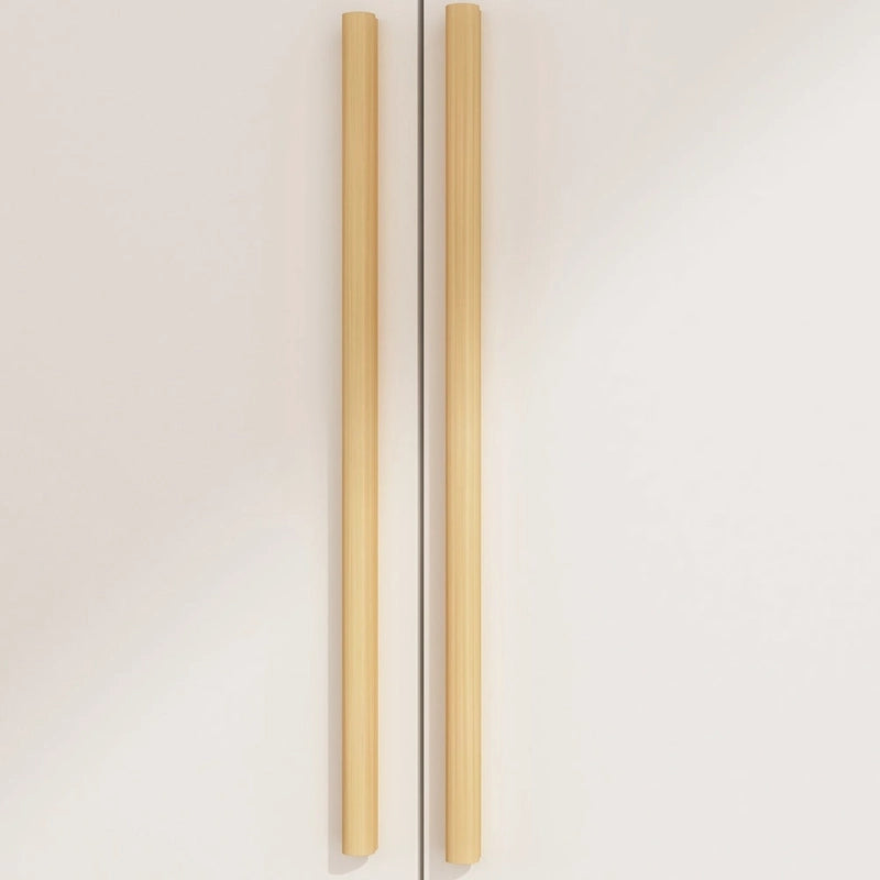 Armoire de rangement à trois portes, 70 H x 47,2 L, en blanc
