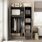 Armoire de rangement à trois portes, 70 H x 47,2 L, en blanc