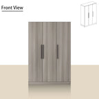Armoire de rangement à trois portes, 70 H x 47,2 L, en blanc