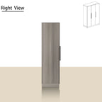 Armoire de rangement à trois portes, 70 H x 47,2 L, en blanc