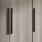 Armoire de rangement à trois portes, 70 H x 47,2 L, en blanc