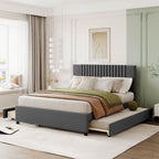 Lit Queen Size avec lit gigogne Twin XL