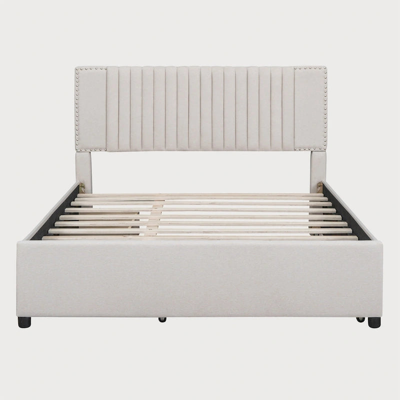 Lit Queen Size avec lit gigogne Twin XL