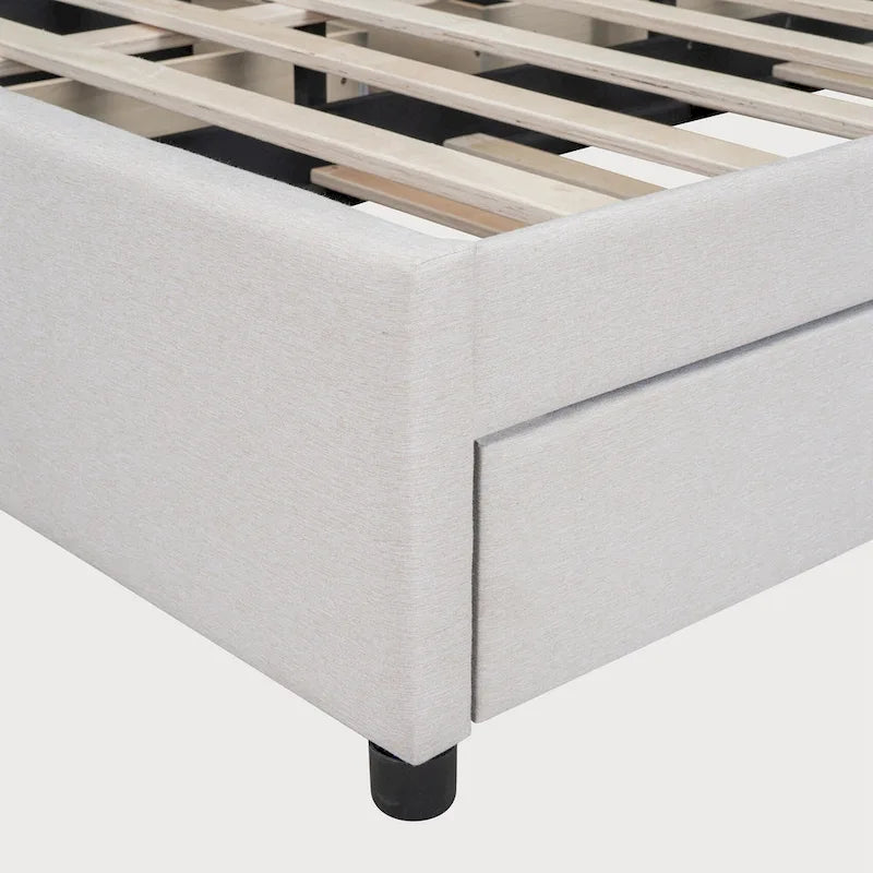 Lit Queen Size avec lit gigogne Twin XL