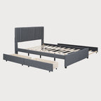 Lit Queen Size avec lit gigogne Twin XL