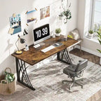 Bureau d'ordinateur moderne or/blanc, table à manger de 140 cm avec pieds dorés, coiffeuse, table de conférence