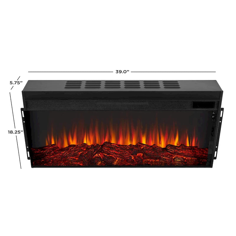 Cheminée électrique de 75 pouces