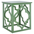 Table d'appoint feuille d'argent - 19 L x 19 P x 23 H