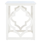 Table d'appoint feuille d'argent - 19 L x 19 P x 23 H