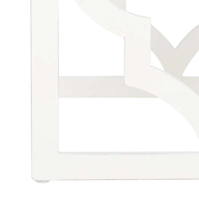 Table d'appoint feuille d'argent - 19 L x 19 P x 23 H