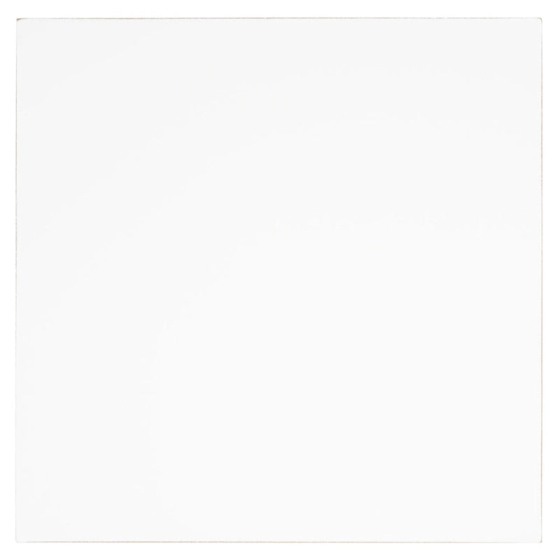 Table d'appoint feuille d'argent - 19 L x 19 P x 23 H