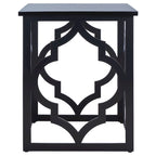 Table d'appoint feuille d'argent - 19 L x 19 P x 23 H