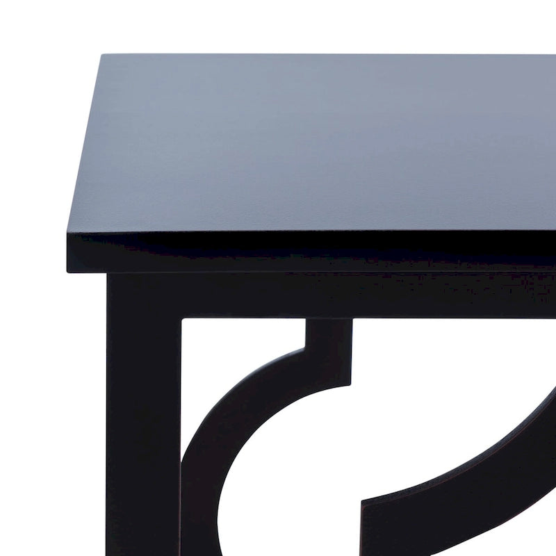 Table d'appoint feuille d'argent - 19 L x 19 P x 23 H