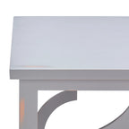Table d'appoint feuille d'argent - 19 L x 19 P x 23 H