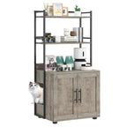 Meuble cache-litière pour chat avec étagère de rangement