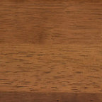 Lit Plateforme Queen en Tissu Bouclé Gris Clair et Bois de Noyer Marron Style Mid-Century