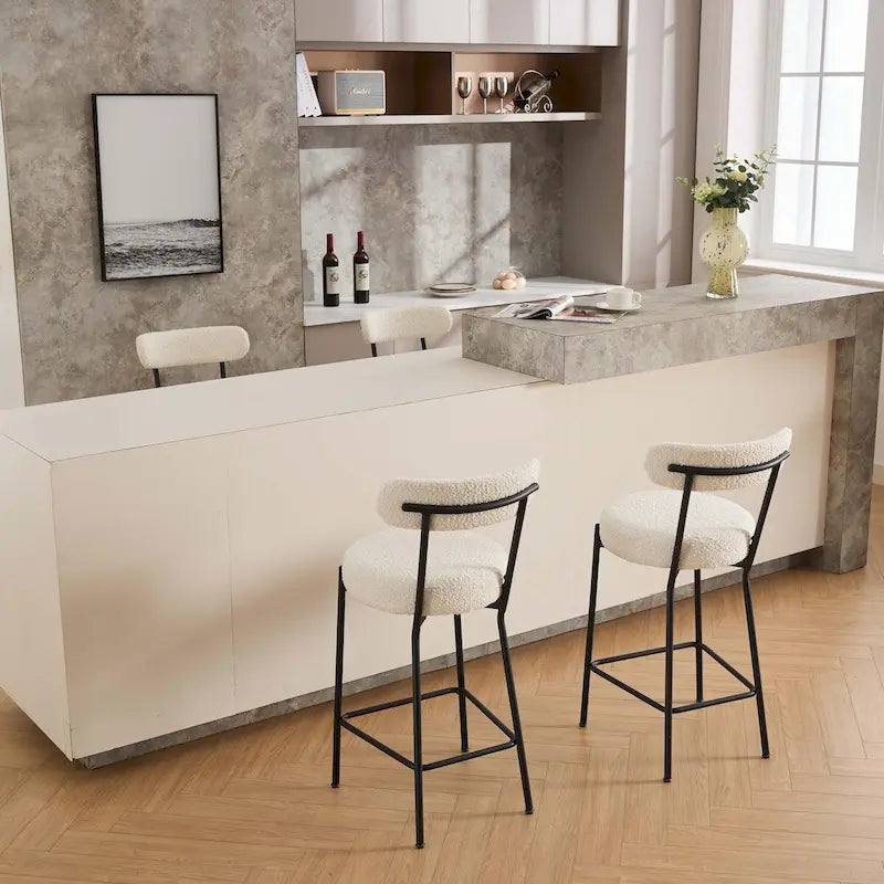 Tabourets de comptoir modernes de 27 po
