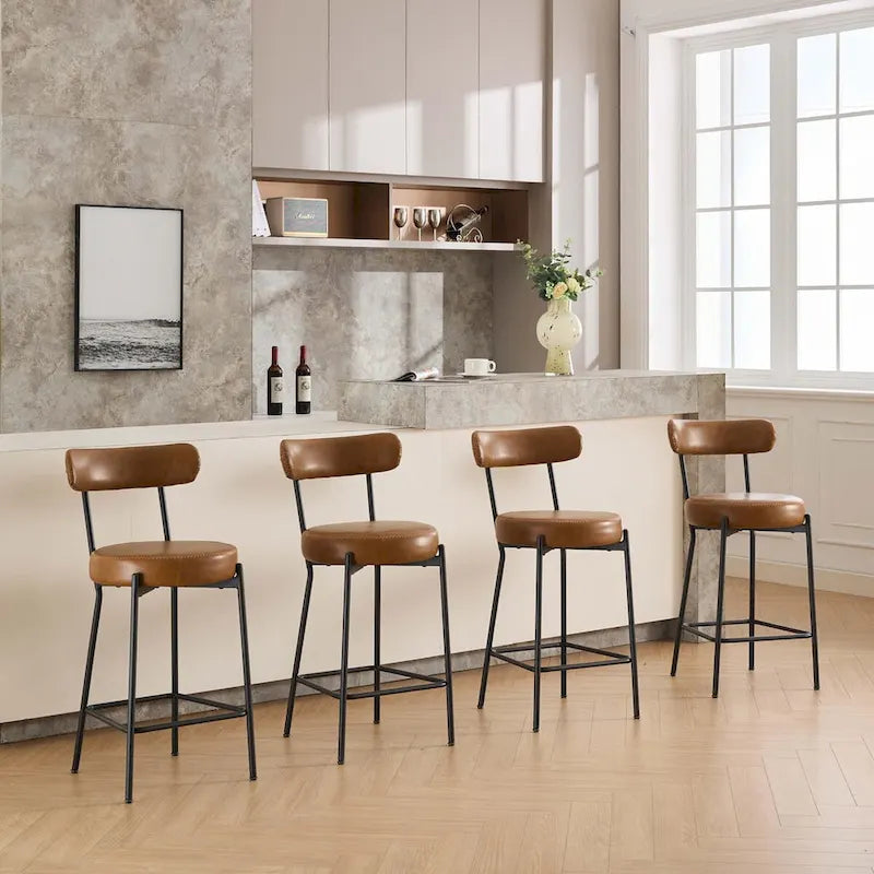 Tabourets de comptoir modernes de 27 po