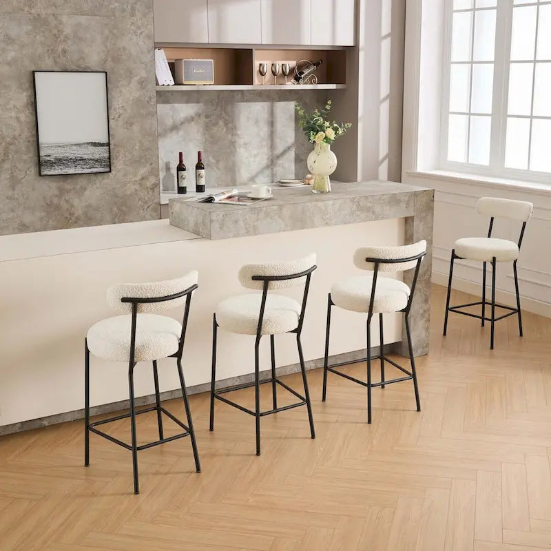 Tabourets de comptoir modernes de 27 po