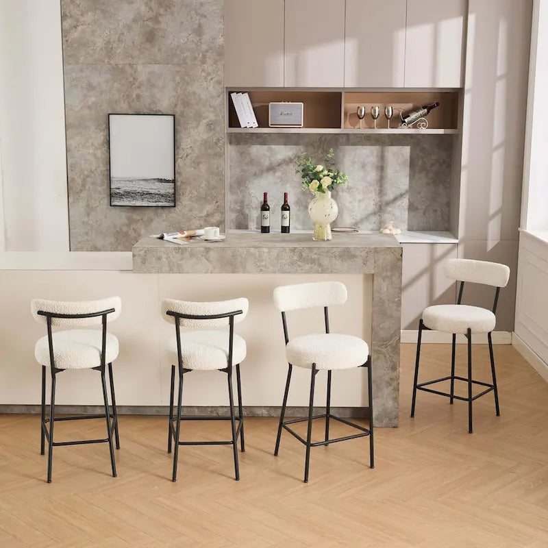 Tabourets de comptoir modernes de 27 po