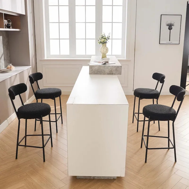 Tabourets de comptoir modernes de 27 po