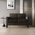 Canapé et fauteuil de salon rembourrés en velours côtelé, style moderne du milieu du siècle