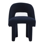 Fauteuil d'appoint rembourré élégant et moderne en tissu bouclette, avec cadre en bois MDF, pour bureau, salon et chambre
