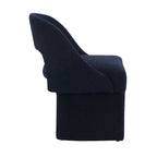 Fauteuil d'appoint rembourré élégant et moderne en tissu bouclette, avec cadre en bois MDF, pour bureau, salon et chambre