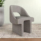 Fauteuil d'appoint rembourré élégant et moderne en tissu bouclette, avec cadre en bois MDF, pour bureau, salon et chambre