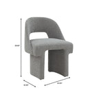 Fauteuil d'appoint rembourré élégant et moderne en tissu bouclette, avec cadre en bois MDF, pour bureau, salon et chambre