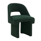 Fauteuil d'appoint rembourré élégant et moderne en tissu bouclette, avec cadre en bois MDF, pour bureau, salon et chambre