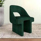 Fauteuil d'appoint rembourré élégant et moderne en tissu bouclette, avec cadre en bois MDF, pour bureau, salon et chambre