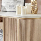 Meuble TV de luxe moderne avec cheminée électrique, meuble de divertissement, console TV, 70 po