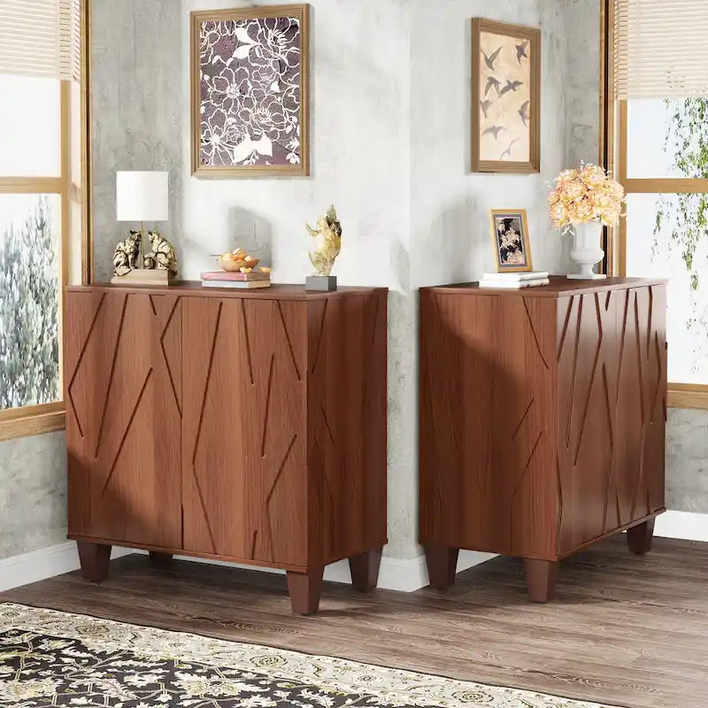 Buffet de cuisine/salle à manger de 140 cm avec étagères réglables