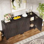 Buffet de cuisine/salle à manger de 140 cm avec étagères réglables