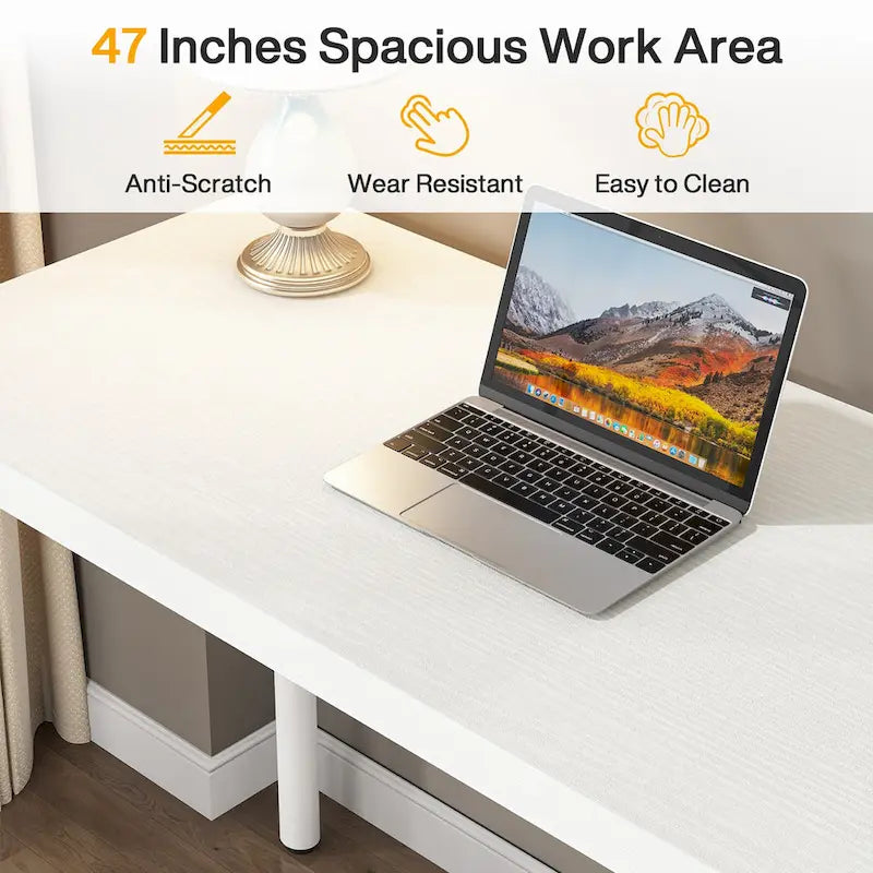 Bureau informatique moderne avec 5 tiroirs