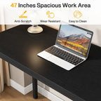 Bureau informatique moderne avec 5 tiroirs