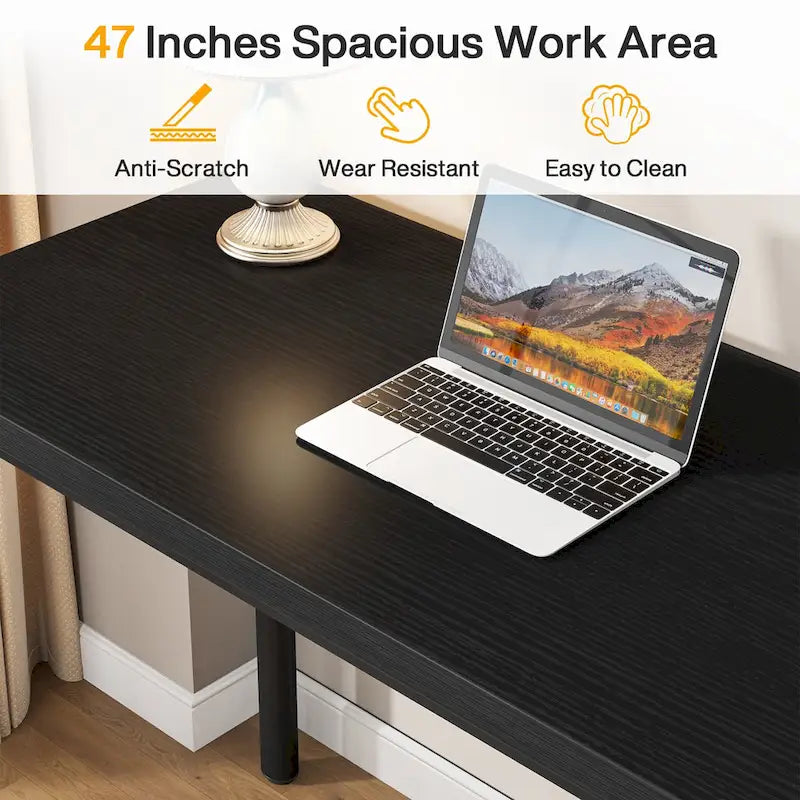 Bureau informatique moderne avec 5 tiroirs