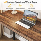 Bureau informatique moderne avec 5 tiroirs