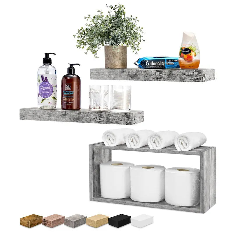 Étagères murales flottantes - 16L X 5,5W X 7,75H
